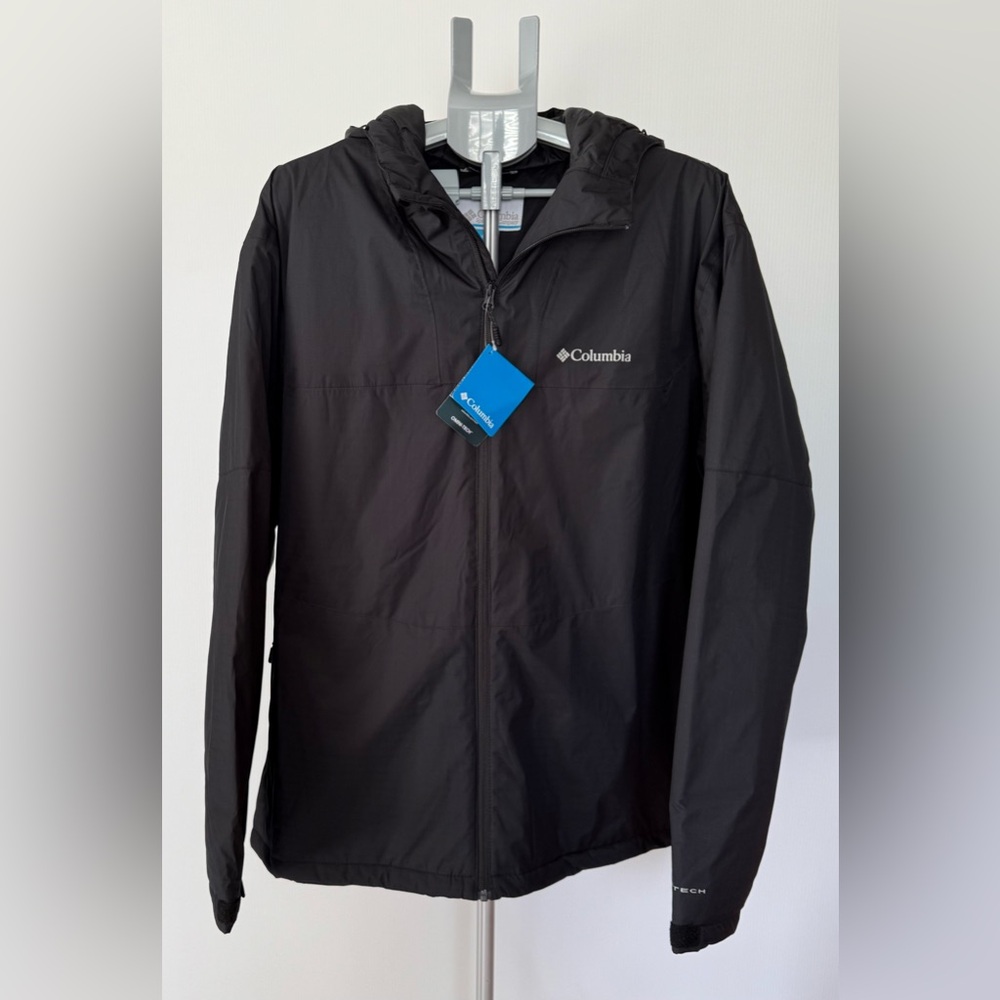 Columbia Men's Point Park Insulated Hooded Jacket Black Size 2XL New with Tags